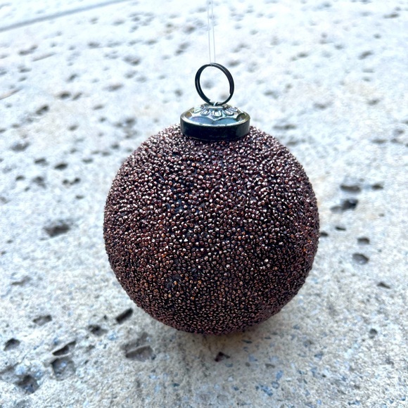 New! Anthropologie Terrain Beautiful Beaded
Globe Ornament - Picture 1 of 2